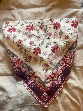 Floral Strapless Top